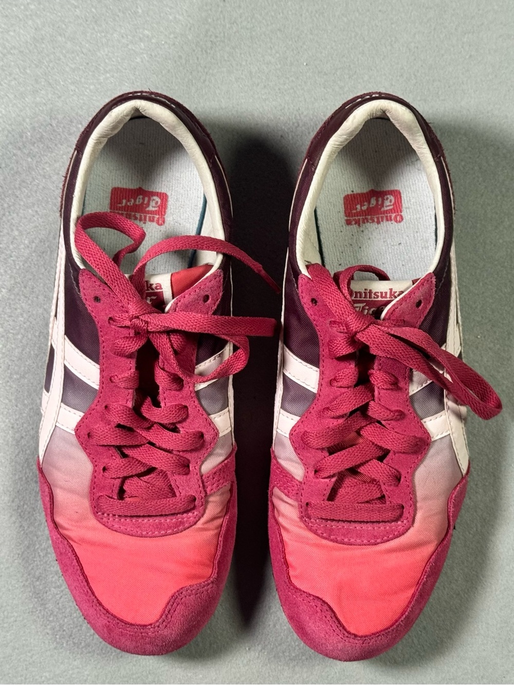 Onitsuka Tiger Serrano  Red/ Multicolor Size 6